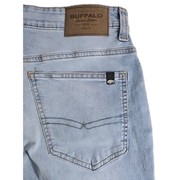 Buffalo David Bitton~Men's 30×30~ Blue Slim Stretch Jeans ASH-X Zip Fly $109 NWT - Picture 7 of 16